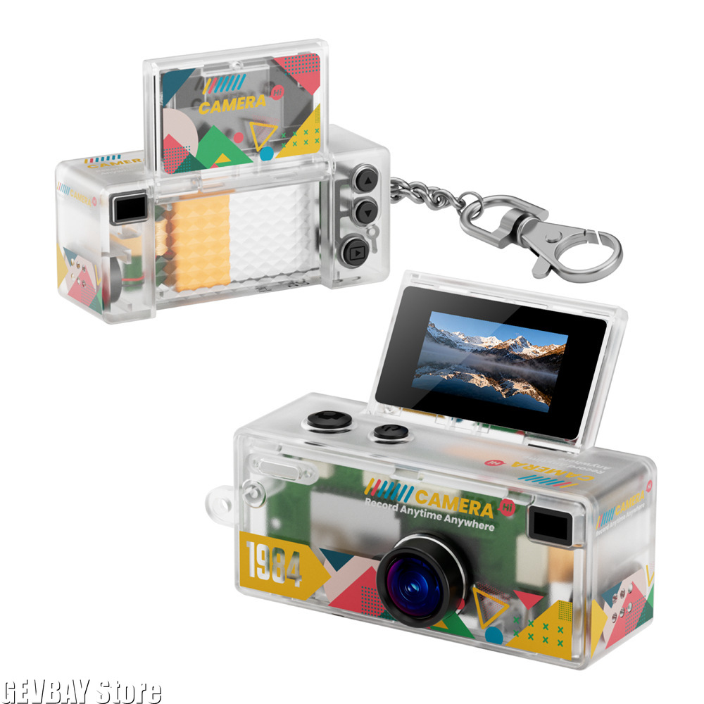 Kids Outdoor Videos - G62 Retro Mini Keychain Thumb Camera,