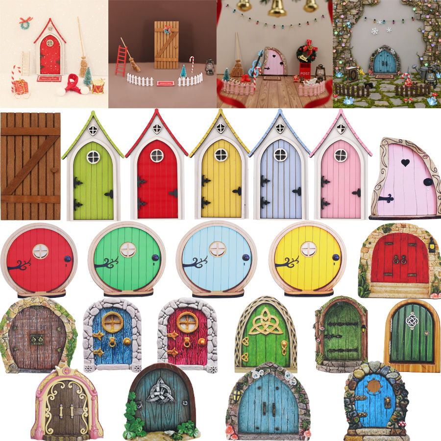 Kids Outdoor Cubby House - Suitable For Mini Dollhouse Gardening Simulation