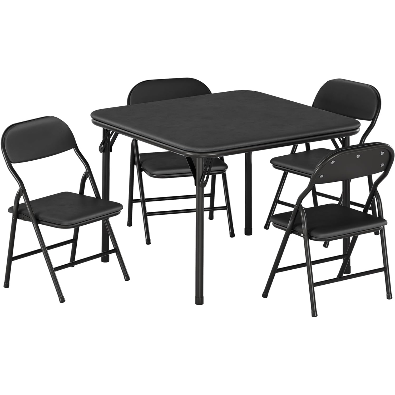 Kids Outdoor Chair And Table - 5-Piece Kids Folding Table and Chairs