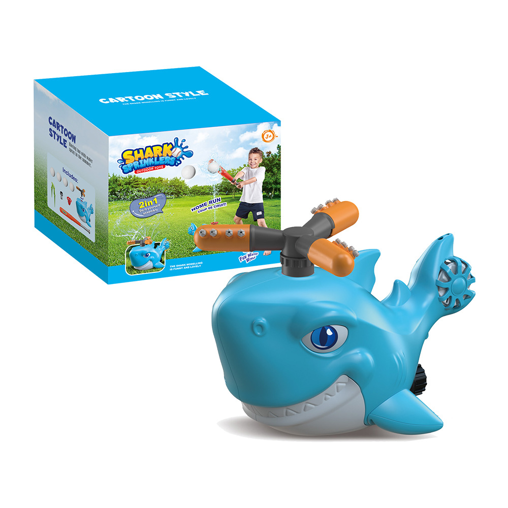 Cartoon Shark Sprinkler Outdoo - Kids Outdoor Yard Tools 评论和价格