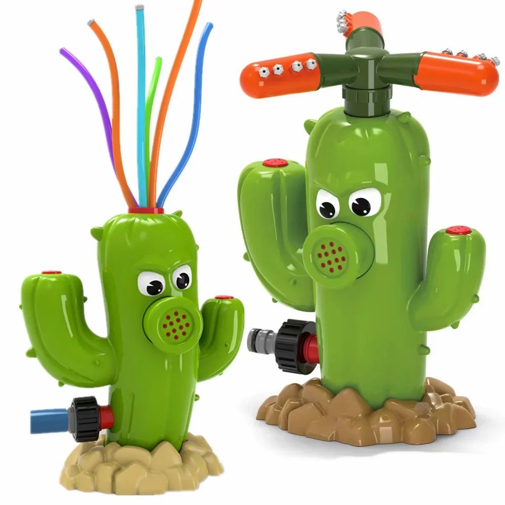 Cactus Cartoon Sprinkler Outdo - Kids Outdoor Yard Tools 评论和价格