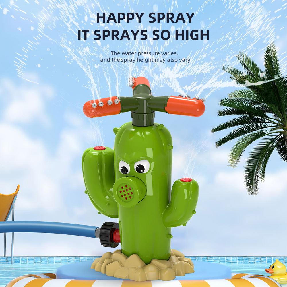 Cactus Cartoon Sprinkler Outdo - Kids Outdoor Yard Tools 评论和价格