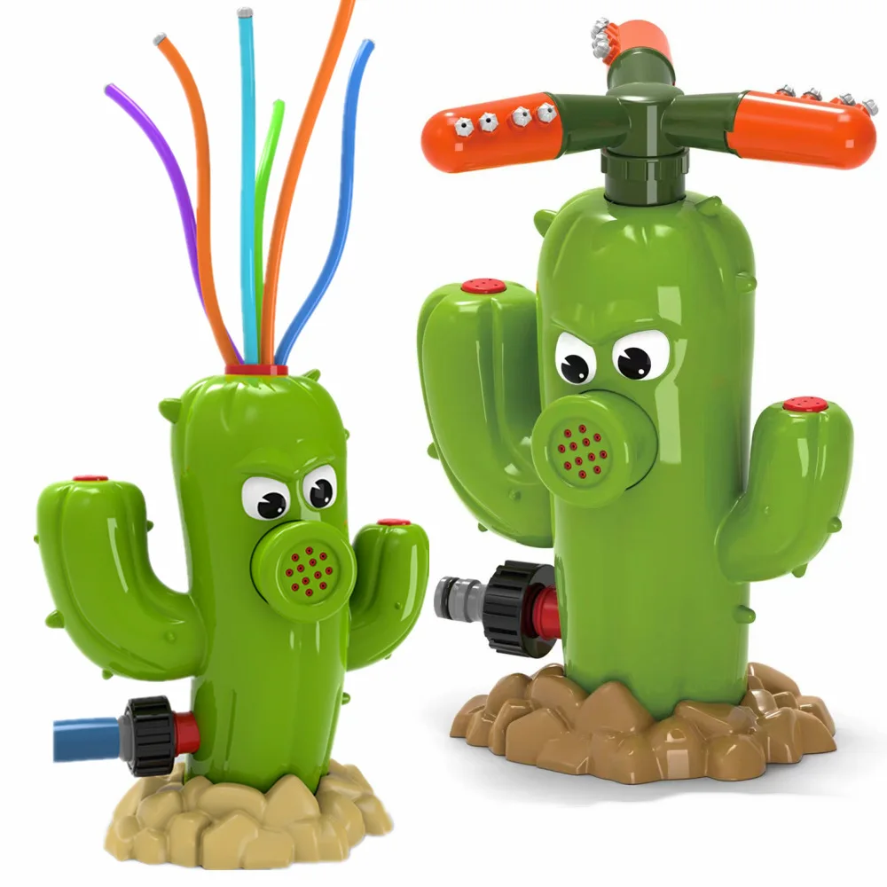 Water Spray Toy Cactus Sprinkl - Kids Outdoor Yard Tools 评论和价格