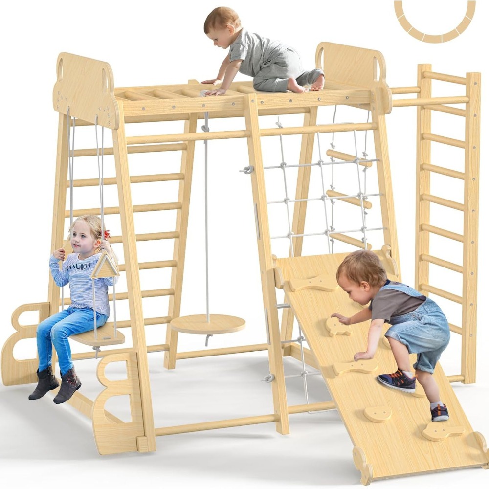 Indoor Jungle Gym 9-in-1 Playg - Kids Outdoor Gym 评论和价格