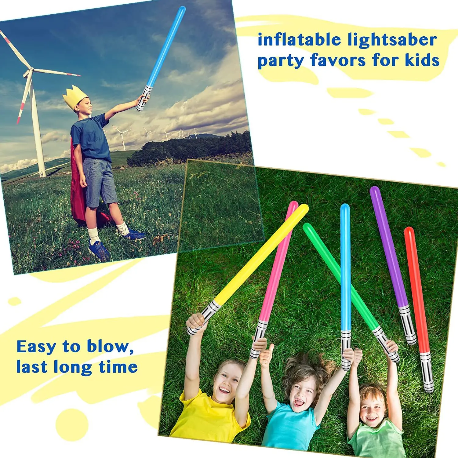 90cm Kawaii Inflatable Lightsa - Kids Outdoor Yard Games 评论和价格