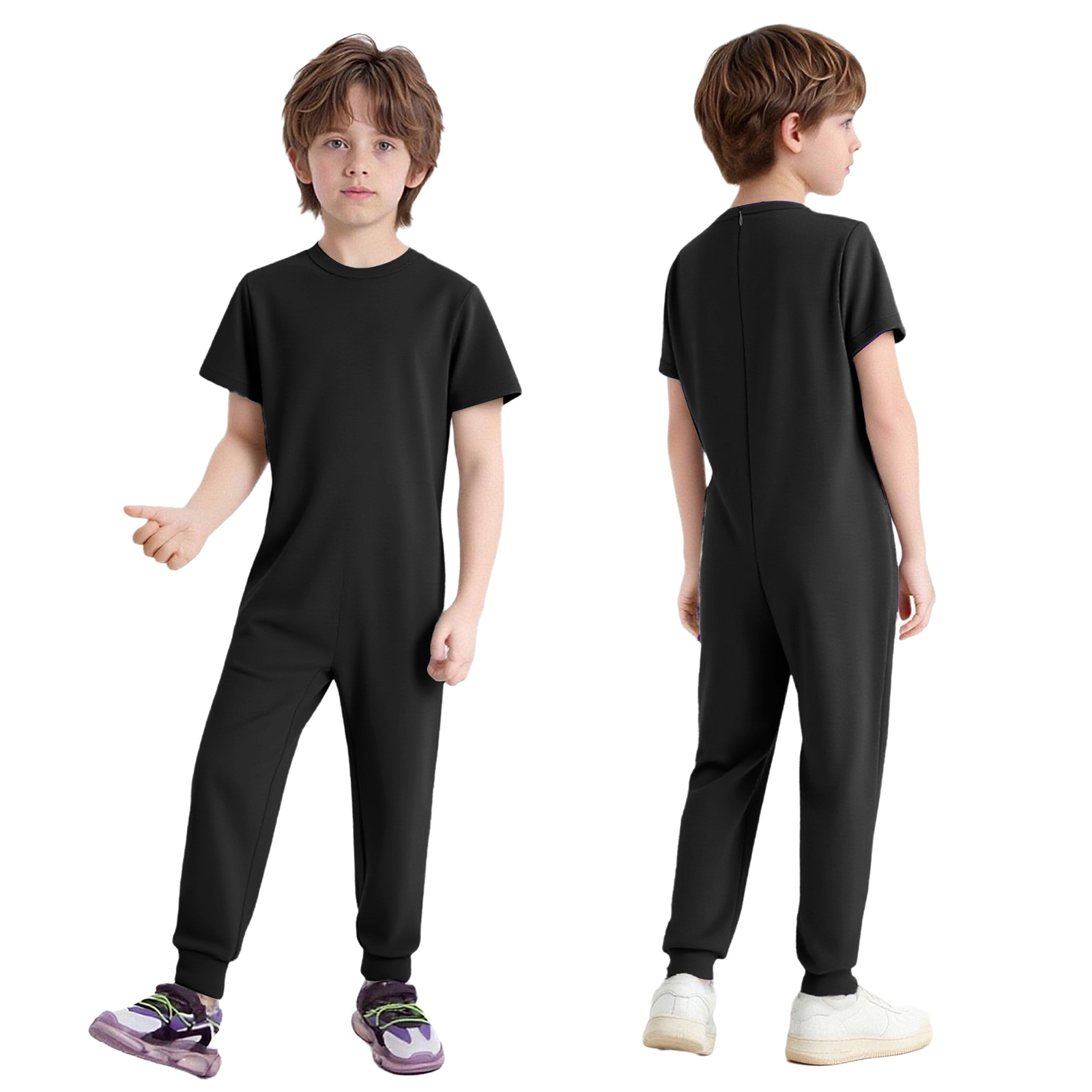 Kids Anti-strip Adaptive Jumps - Kids Outdoor Jumpsuit 评论和价格