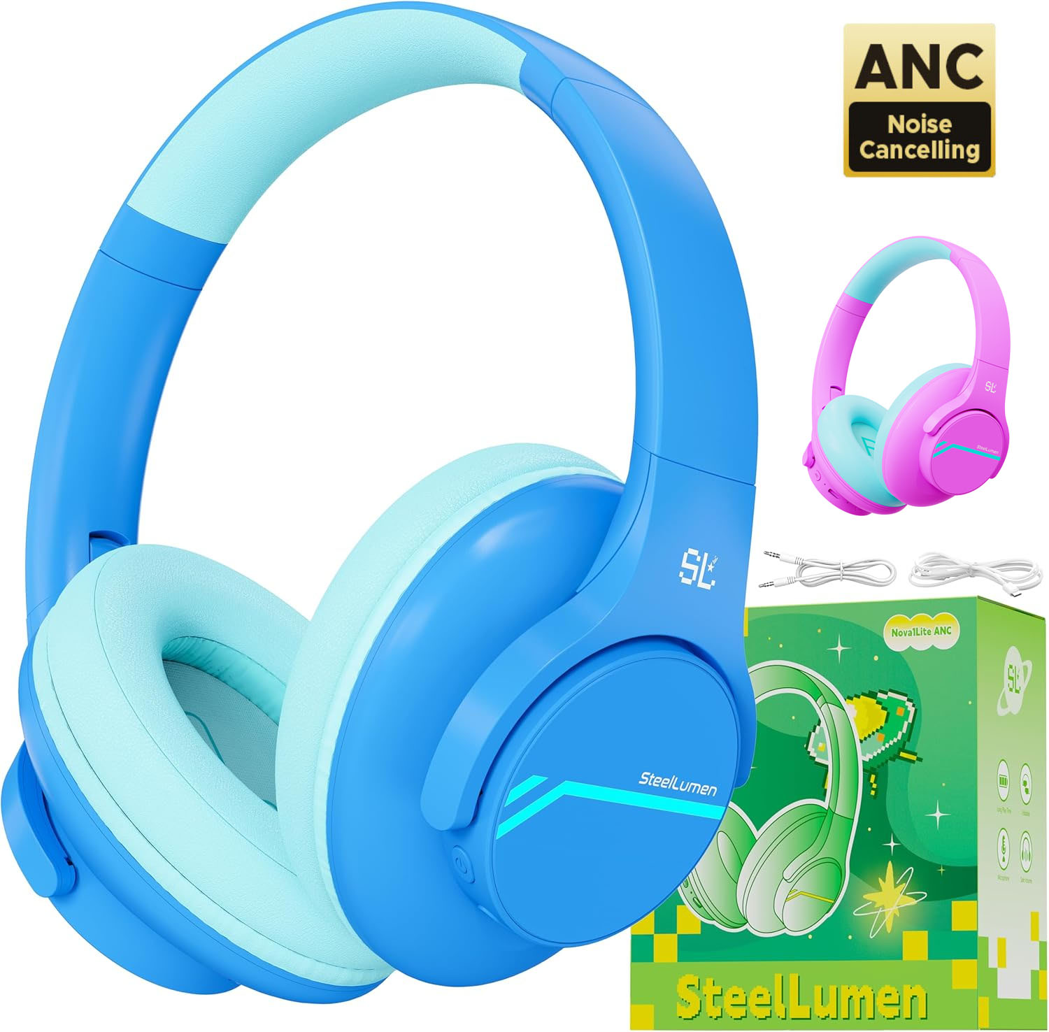 ANC Noise Cancelling Headphone - Kids Outdoor Videos 评论和价格