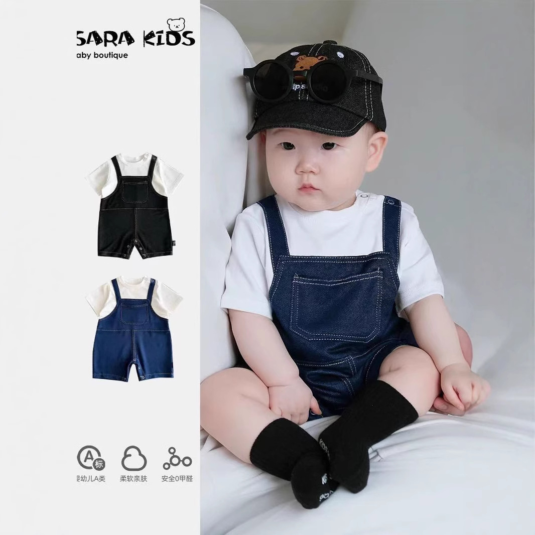 Newborn Baby Clothes Summer Ju - Kids Outdoor Jumpsuit 评论和价格
