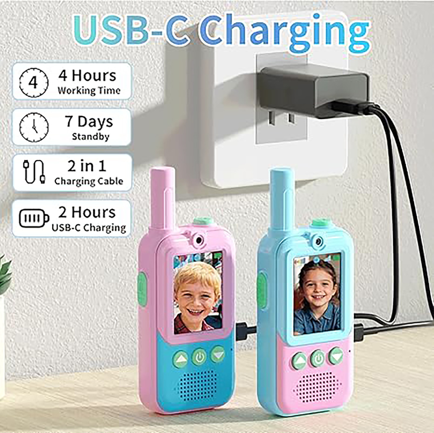 Rechargeable Kids Video Walkie - Kids Outdoor Videos 评论和价格