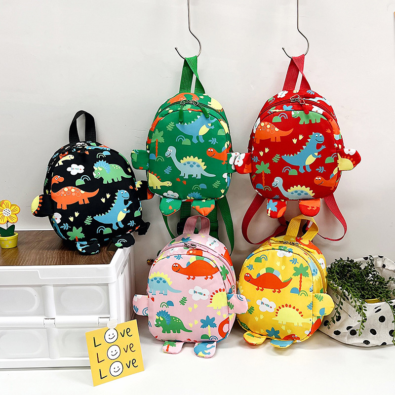 Cute Children Bag Cartoon Dino - Kids Outdoor Backpack 评论和价格