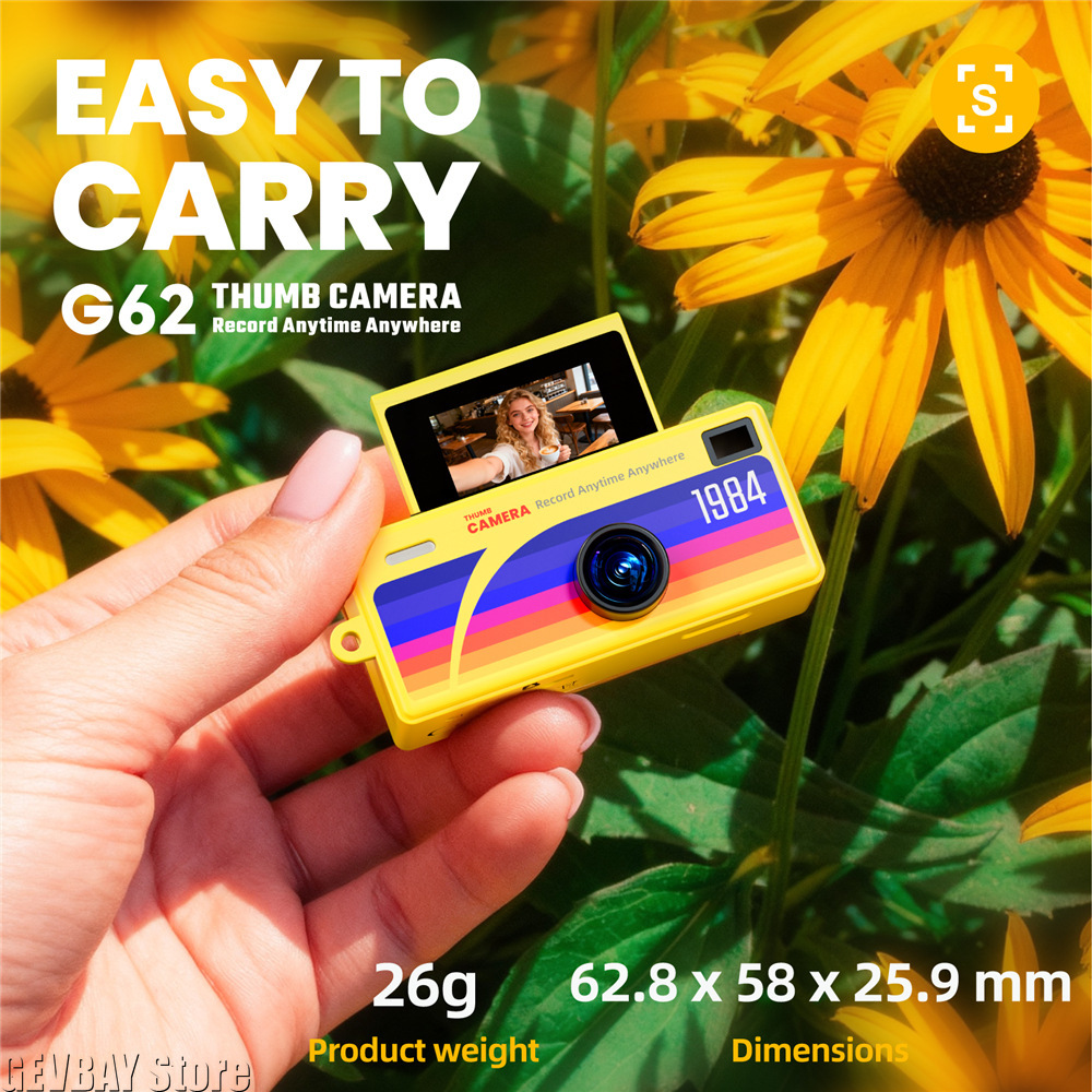 G62 Retro Mini Keychain Thumb  - Kids Outdoor Videos 评论和价格