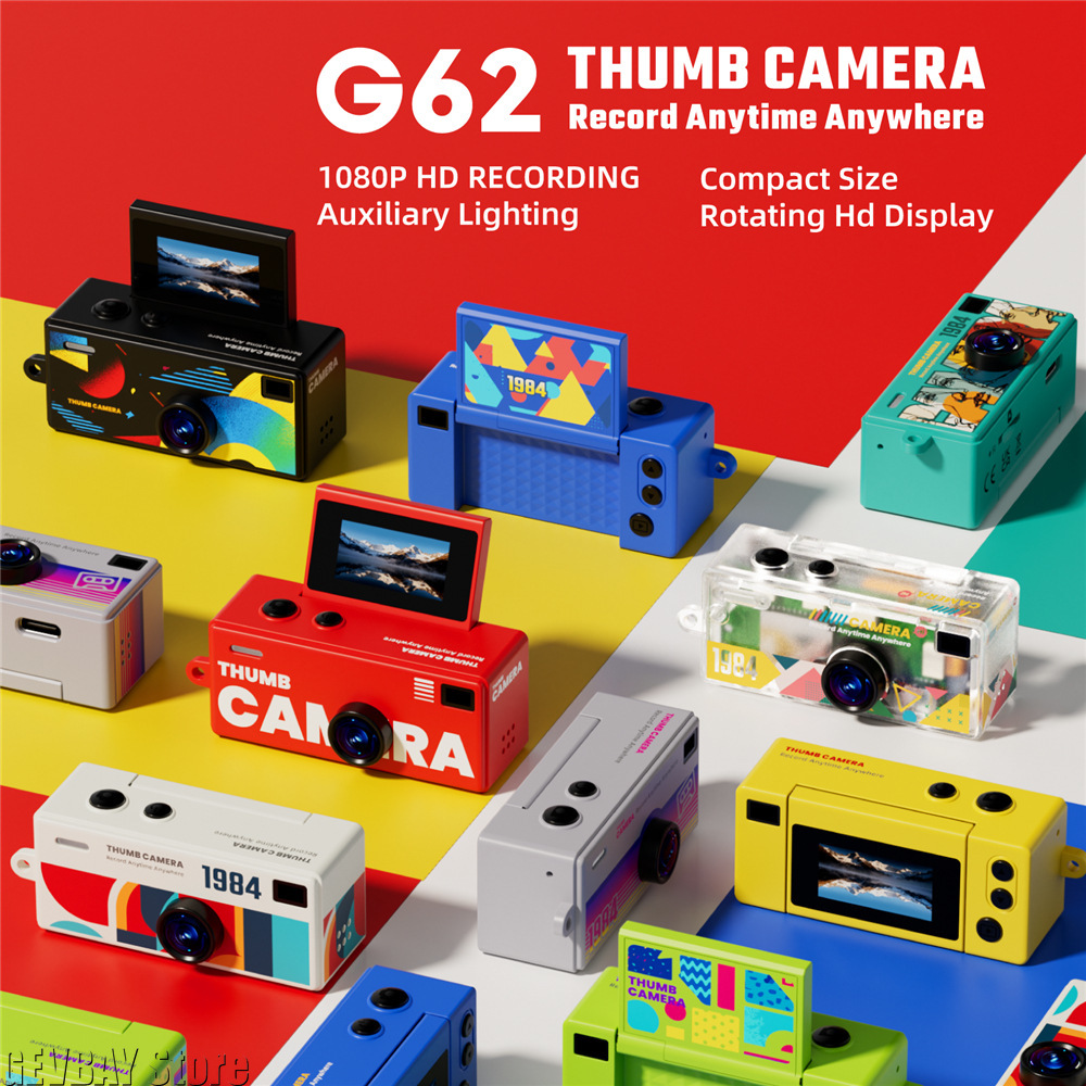 G62 Retro Mini Keychain Thumb  - Kids Outdoor Videos 评论和价格