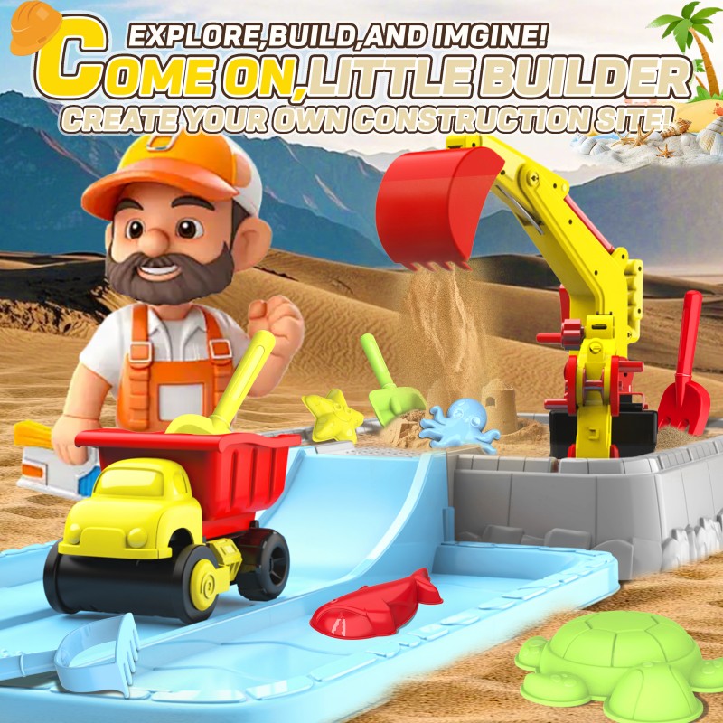 MQUDUO Kids Construction Truck - Kids Outdoor Dump Truck 评论和价格