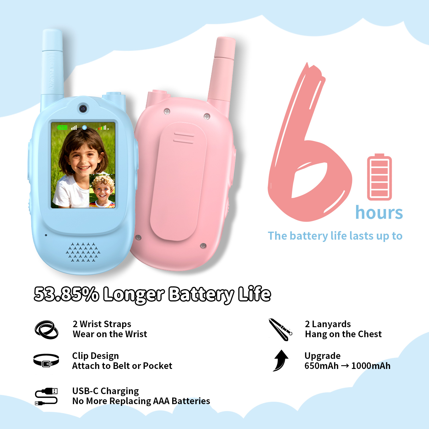 500m/1640ft Kids Video Walkie  - Kids Outdoor Videos 评论和价格
