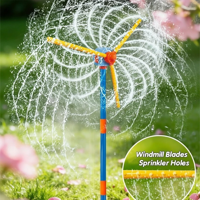 Windmill Water Sprinkler Garde - Kids Outdoor Yard Tools 评论和价格