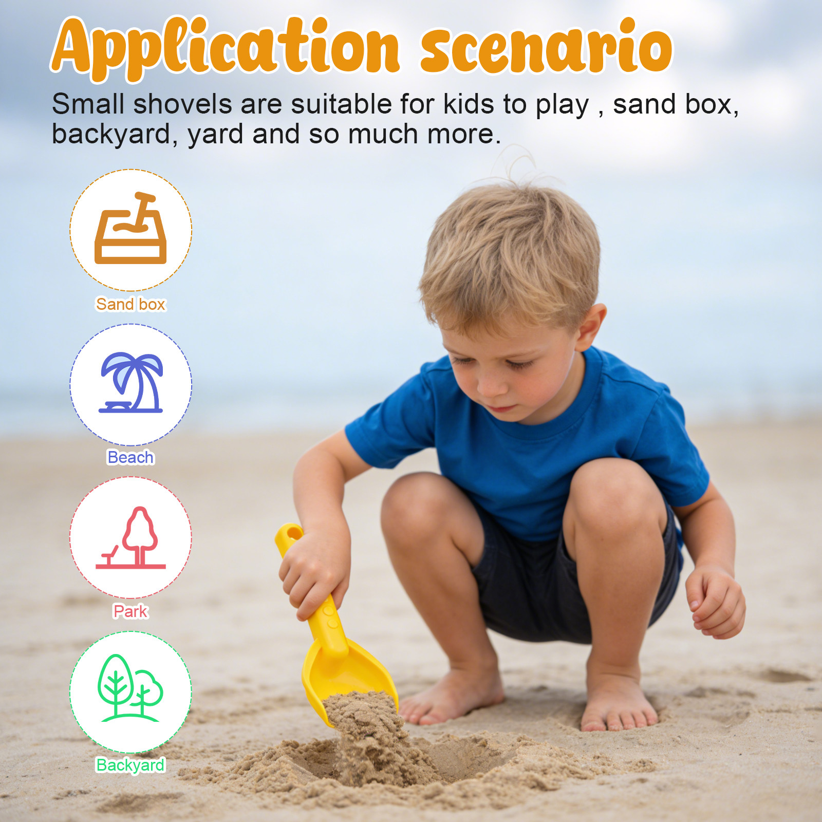 12Pcs Kids Beach Shovels Brigh - Kids Outdoor Yard Tools 评论和价格
