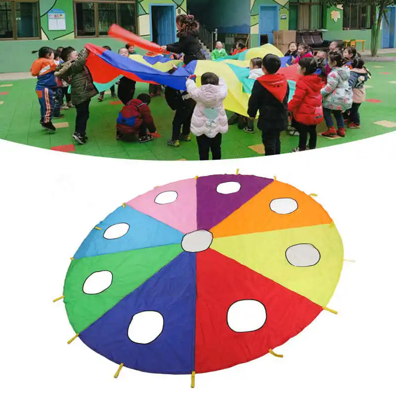Rainbow Parachute Knock Gopher - Kids Outdoor Games For Party 评论和价格