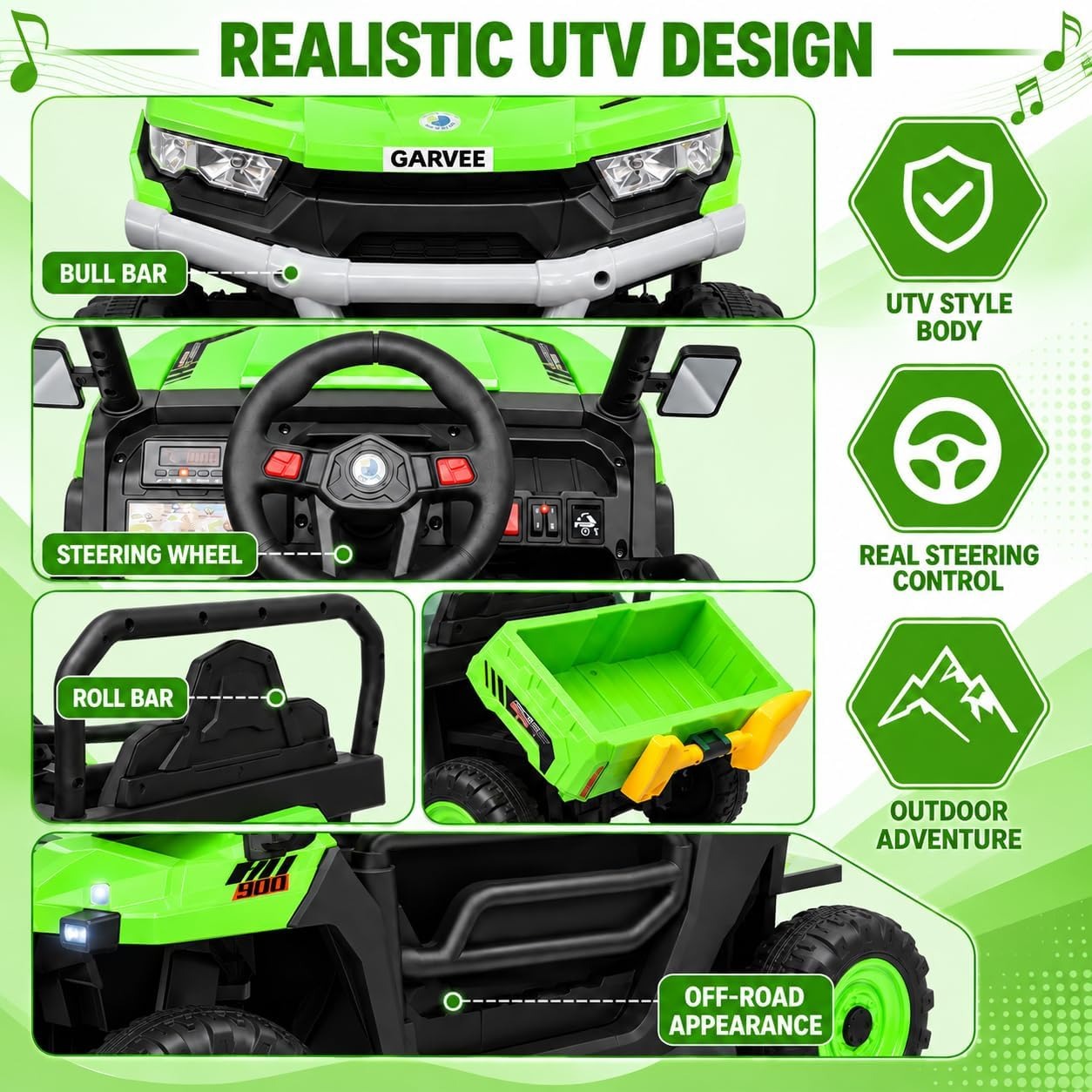 12V Kids Electric Ride On Dump - Kids Outdoor Dump Truck 评论和价格