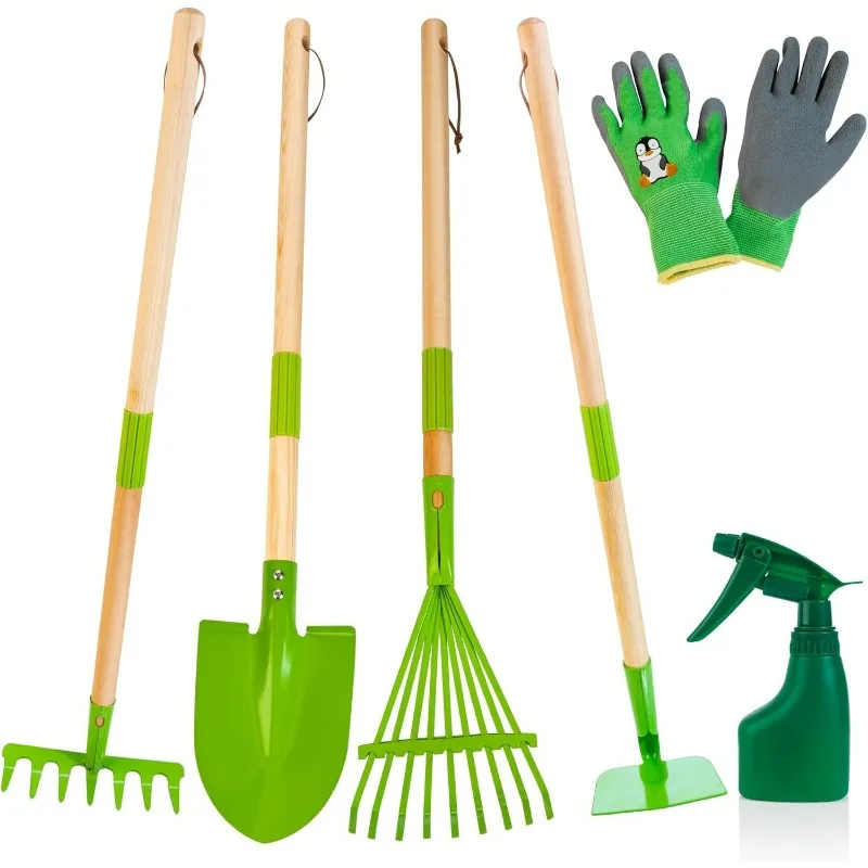 7Pcs Kids Gardening Tools Set  - Kids Outdoor Yard Tools 评论和价格