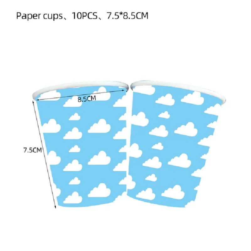 Toy Theme Party Blue Sky White - Kids Outdoor Dining Set 评论和价格