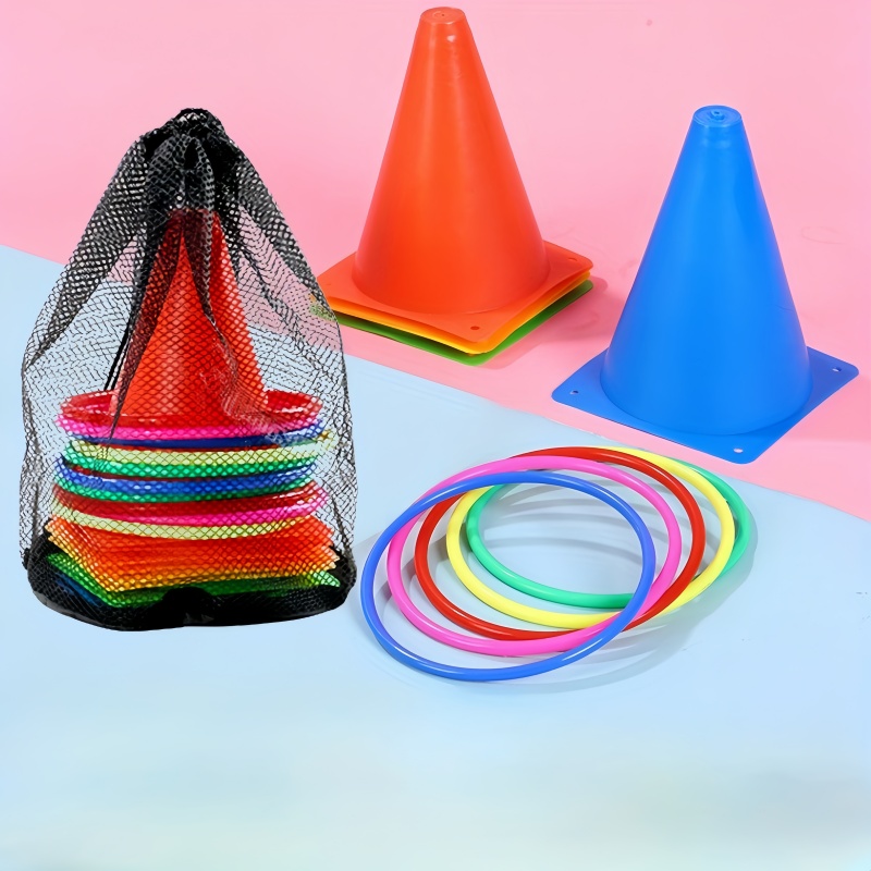 1Set Toss Cones Rings Party Ga - Kids Outdoor Yard Tools 评论和价格