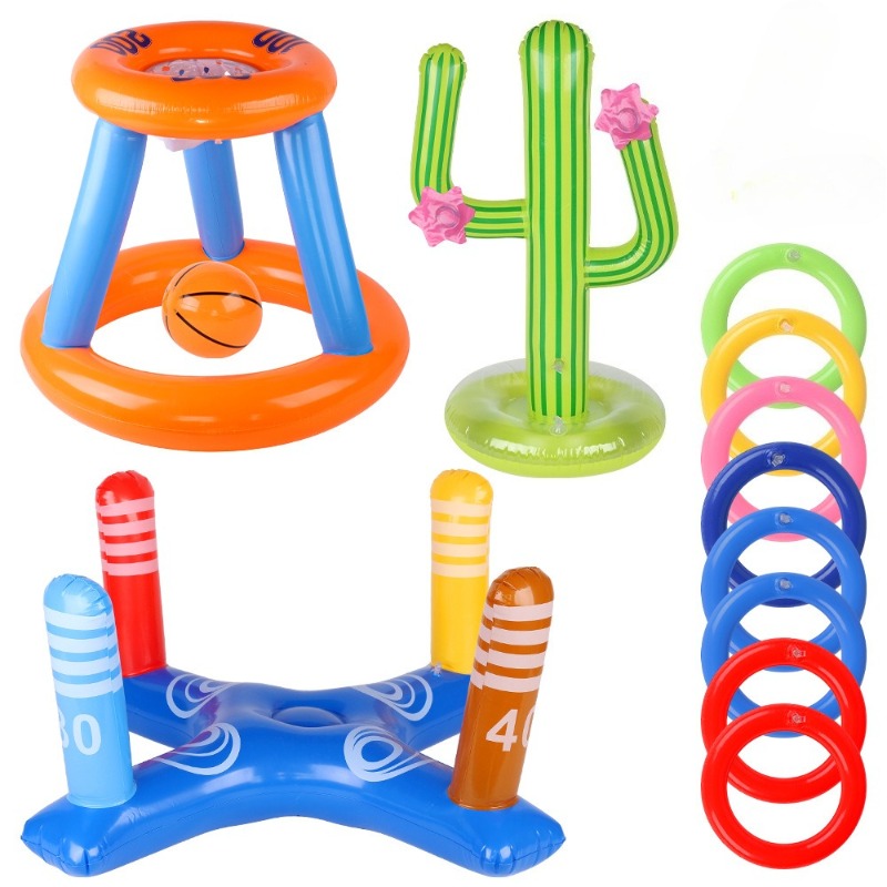 Inflatable Cactus Ring Toss Ga - Kids Outdoor Games For Party 评论和价格