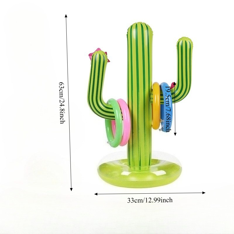 Inflatable Cactus Ring Toss Ga - Kids Outdoor Games For Party 评论和价格