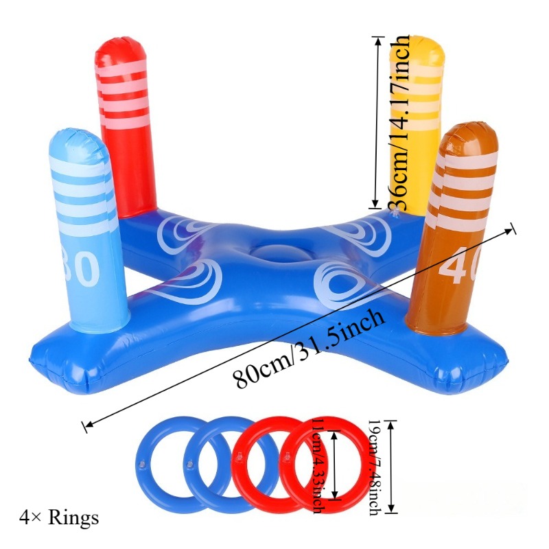 Inflatable Cactus Ring Toss Ga - Kids Outdoor Games For Party 评论和价格