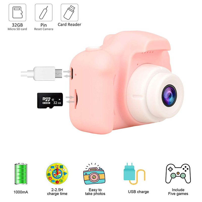 Kids Camera Toys Mini HD Digit - Kids Outdoor Videos 评论和价格