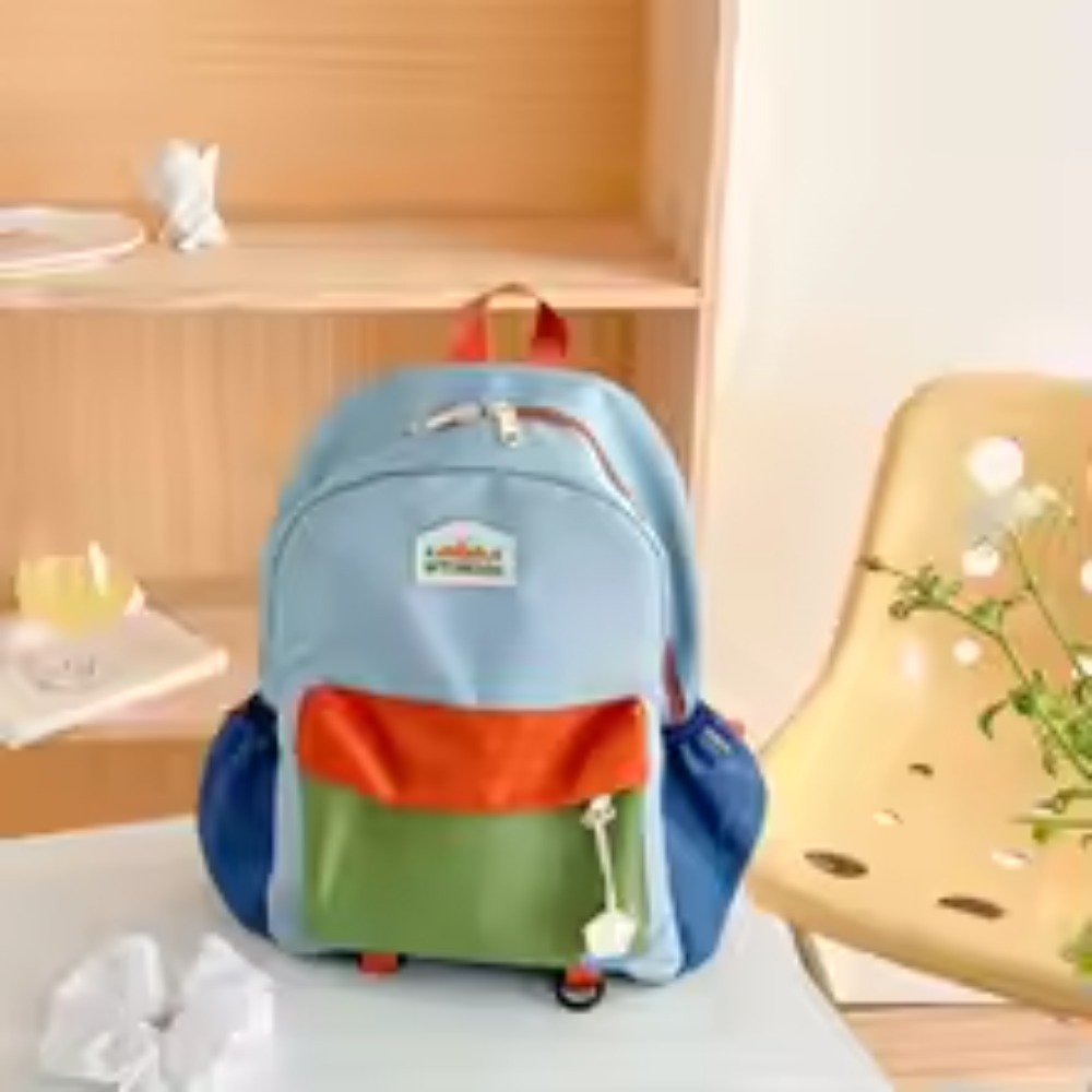 New Color Block Kids Backpack  - Kids Outdoor Backpack 评论和价格