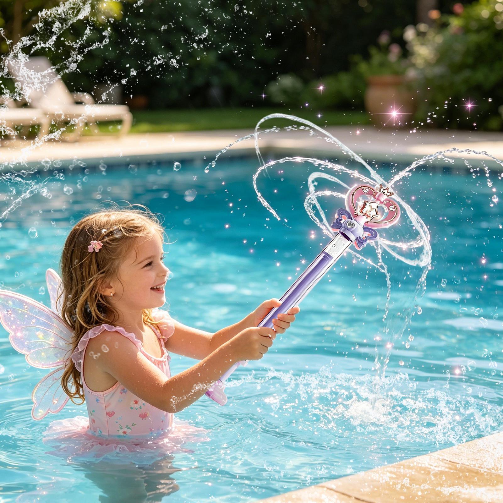 Water Soaker Fairy Wand Design - Kids Outdoor Games For Party 评论和价格