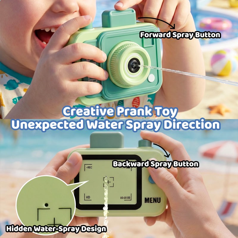 Double-sided Water Gun Camera  - Kids Outdoor Yard Games 评论和价格