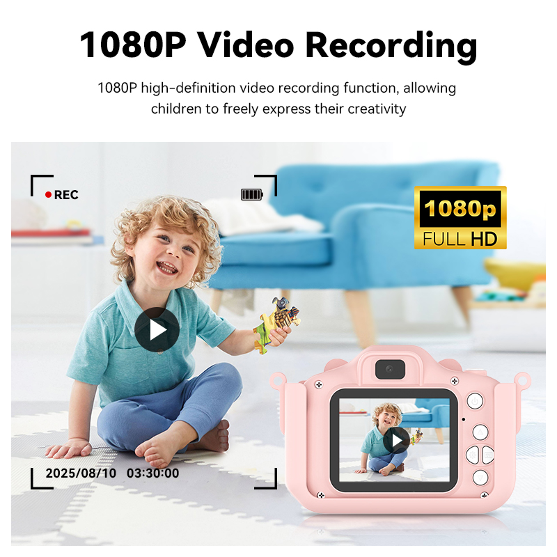 Children's Camera HD 1080P Scr - Kids Outdoor Videos 评论和价格