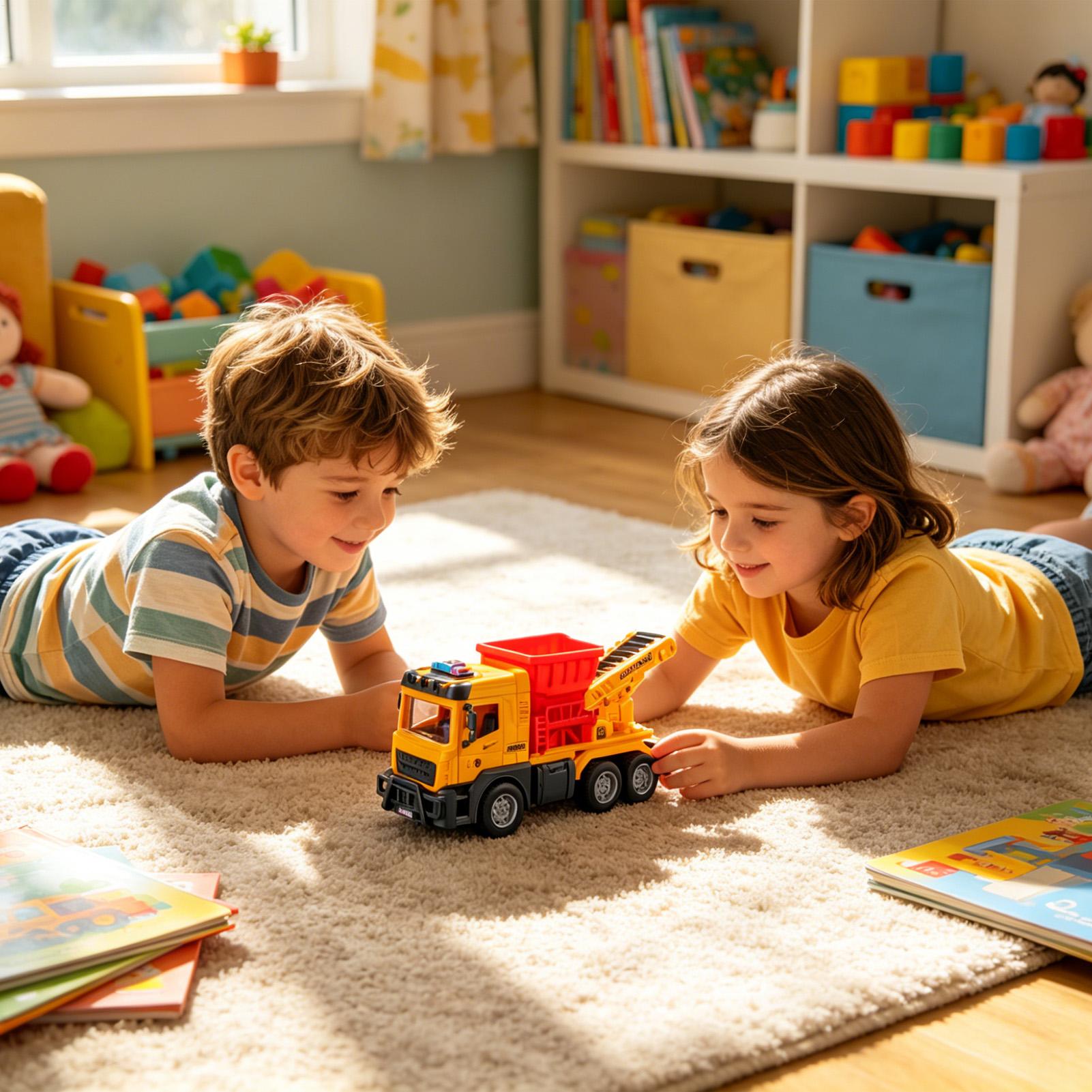 Electric Dump Truck Toy w/ Sou - Kids Outdoor Dump Truck 评论和价格