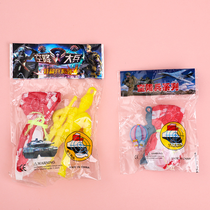 10pcs Plastic Ejecting Parachu - Kids Outdoor Games For Party 评论和价格