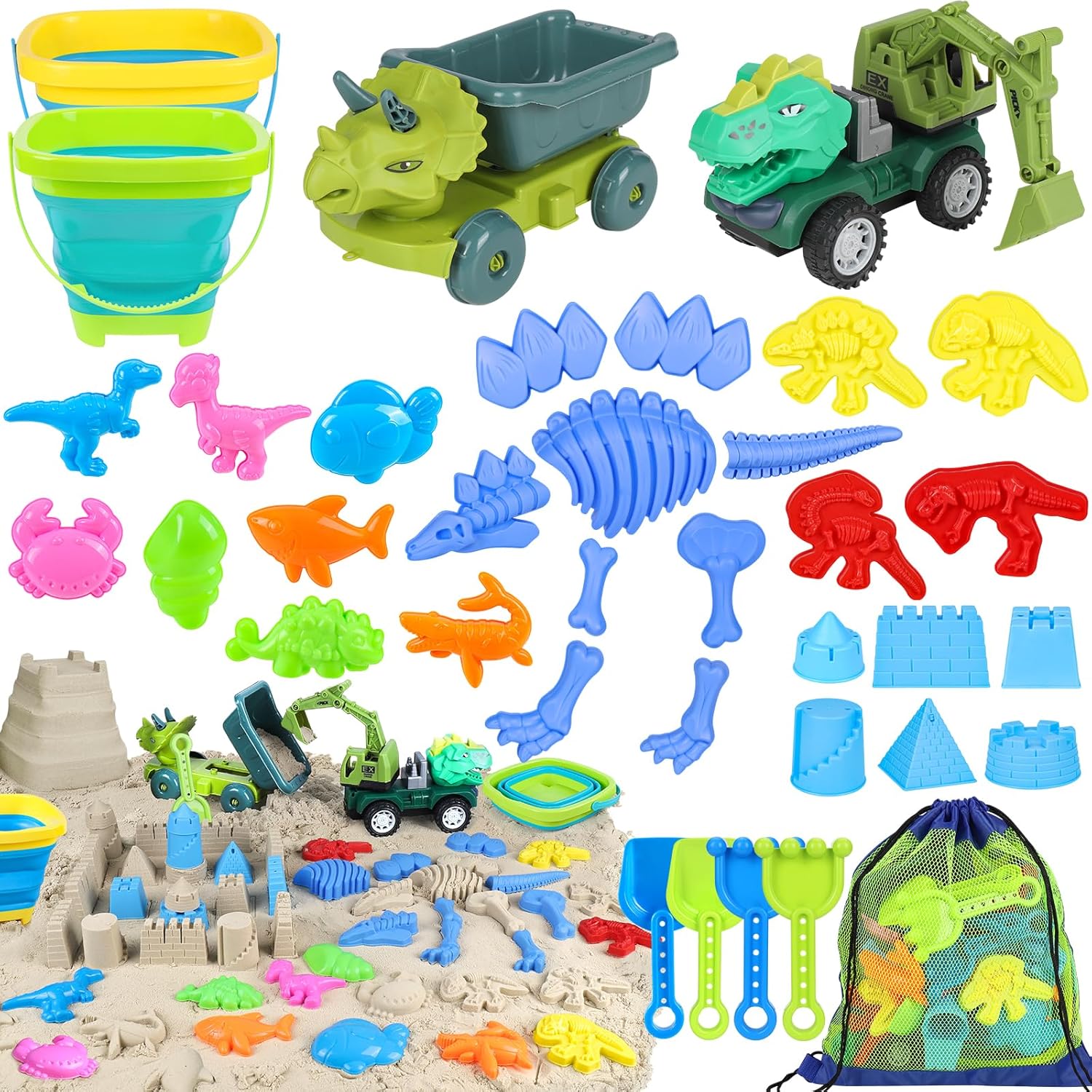 Beach Sand Toys Sandbox Toys w - Kids Outdoor Dump Truck 评论和价格