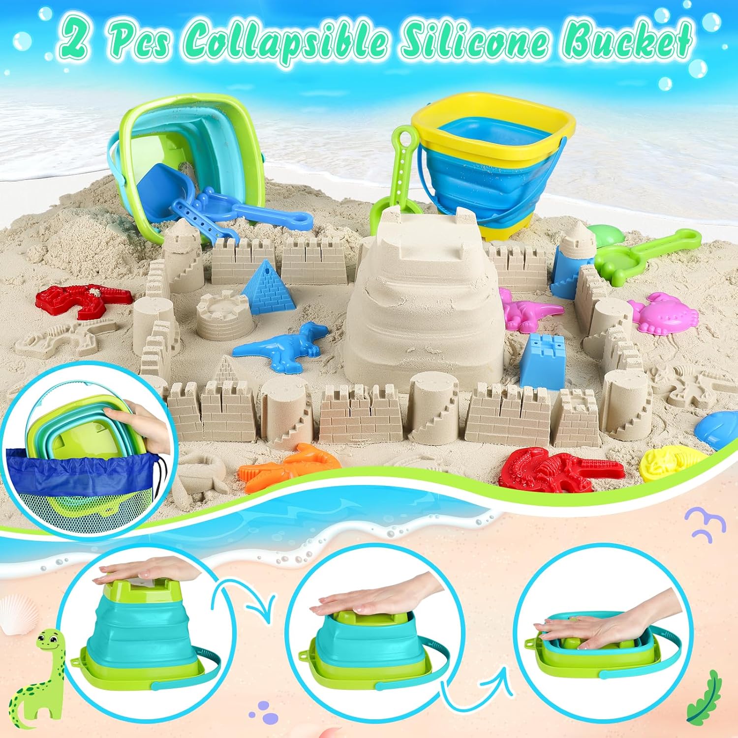 Beach Sand Toys Sandbox Toys w - Kids Outdoor Dump Truck 评论和价格