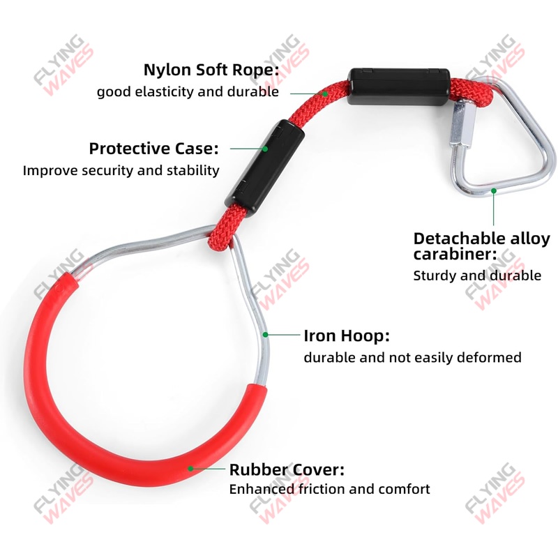 Kids Hanging GYM Ring Swing Cl - Kids Outdoor Ninja Course 评论和价格