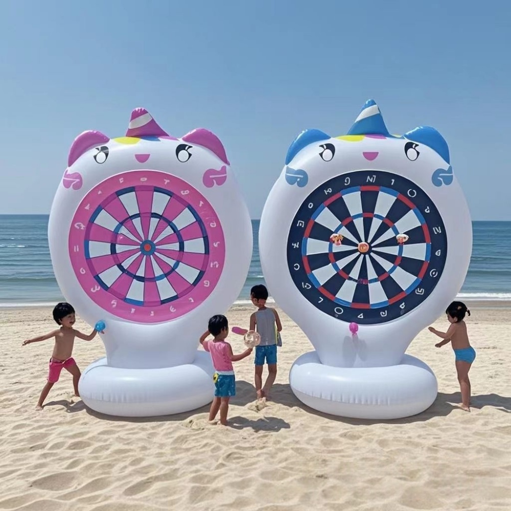 Inflatable Unicorn Throwing Ga - Kids Outdoor Games For Party 评论和价格