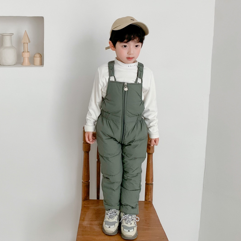 Winter Children Warm Overalls  - Kids Outdoor Jumpsuit 评论和价格