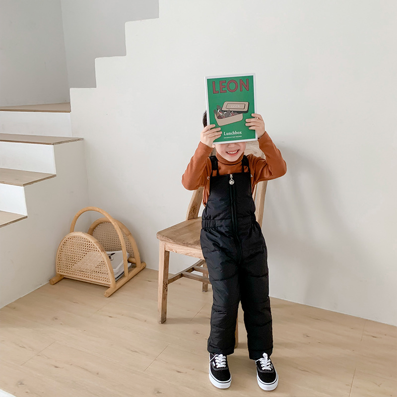 Winter Children Warm Overalls  - Kids Outdoor Jumpsuit 评论和价格