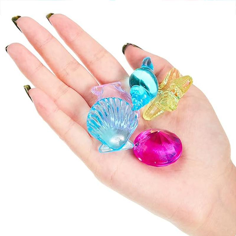 Children Colored Plastic Gem T - Kids Outdoor Yard Games 评论和价格
