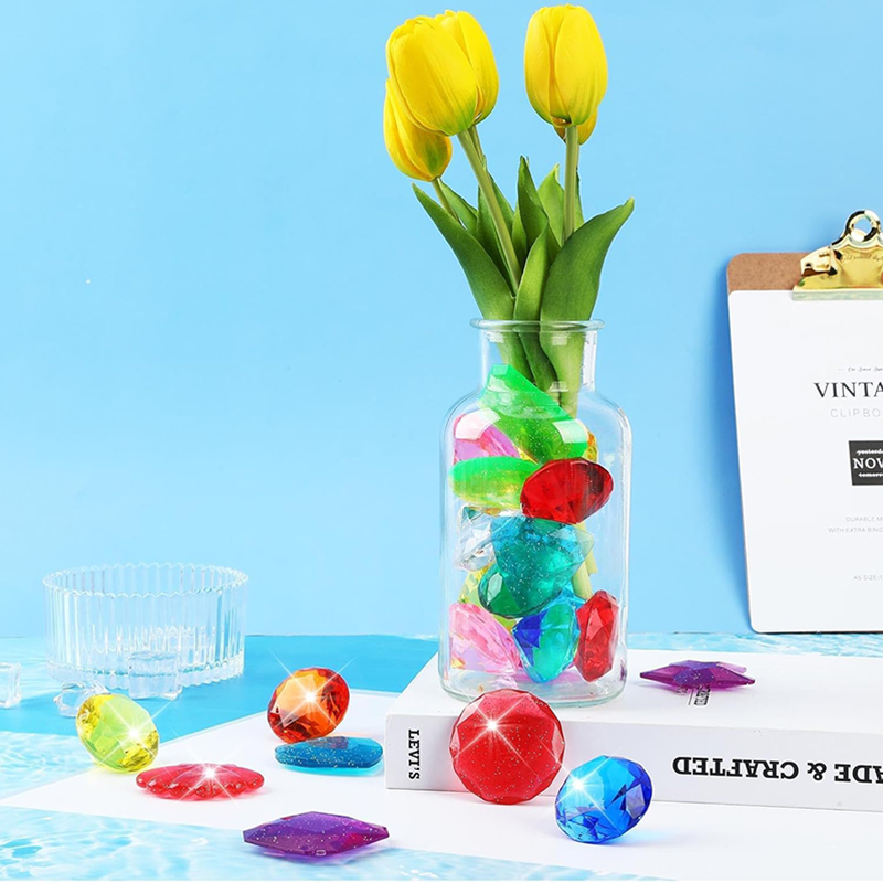 Children Colored Plastic Gem T - Kids Outdoor Yard Games 评论和价格