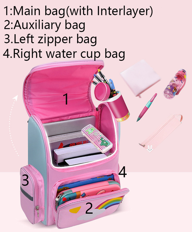 Kid Backpack for Girl Unicorn  - Kids Outdoor Backpack 评论和价格