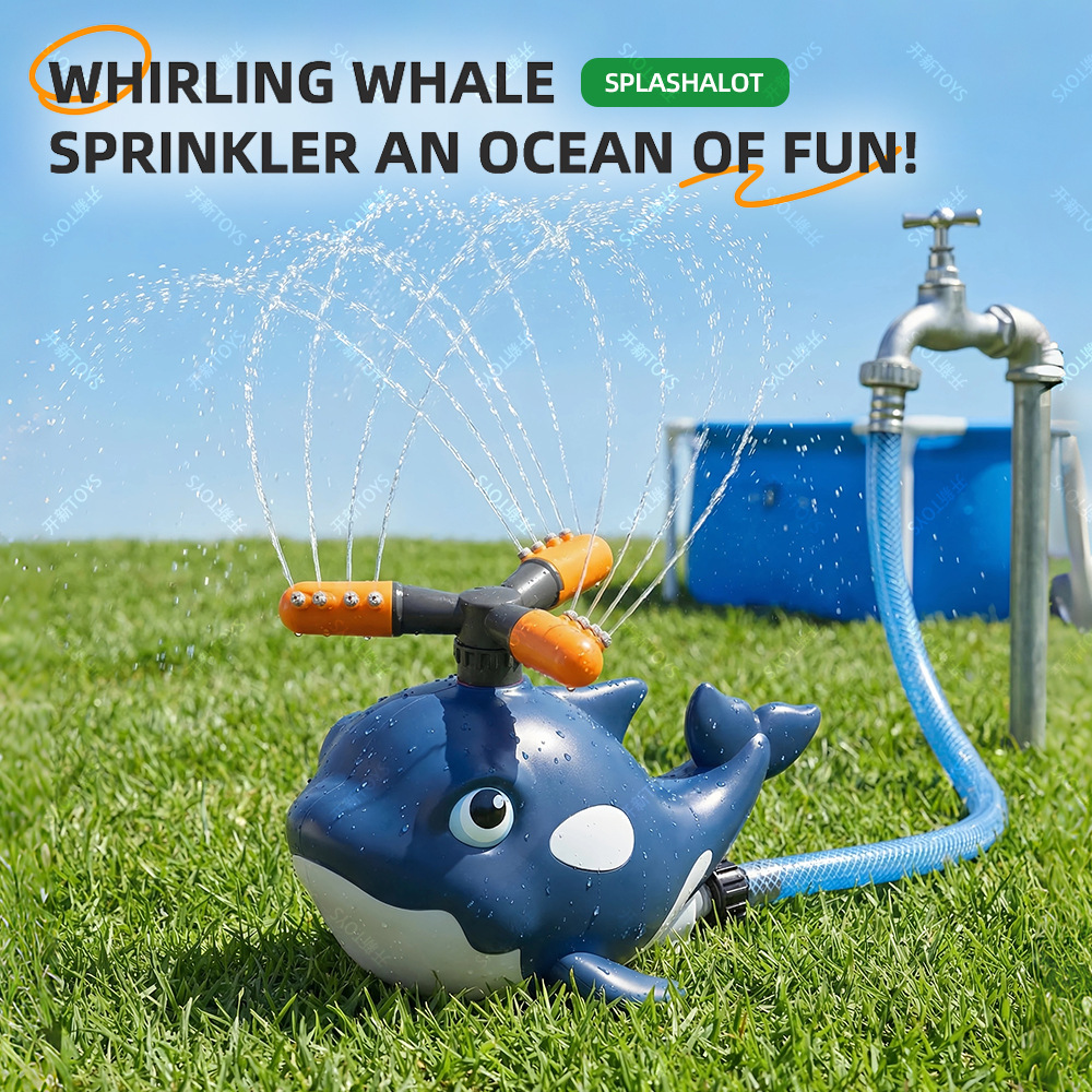 Cartoon Whale Sprinkler Outdoo - Kids Outdoor Yard Tools 评论和价格