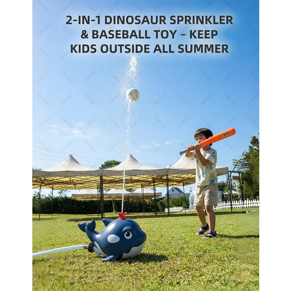 Cartoon Whale Sprinkler Outdoo - Kids Outdoor Yard Tools 评论和价格