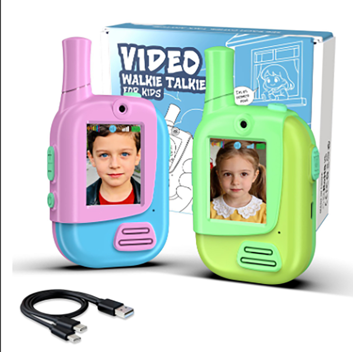 2 Pack Rechargeable Kids Video - Kids Outdoor Videos 评论和价格