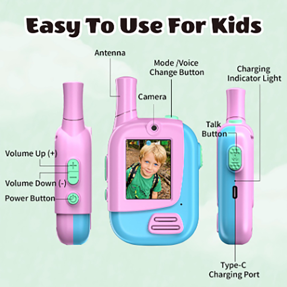 2 Pack Rechargeable Kids Video - Kids Outdoor Videos 评论和价格