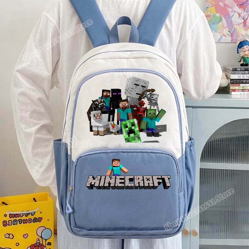 2pcs Miner Crafts Schoolbag wi - Kids Outdoor Backpack 评论和价格