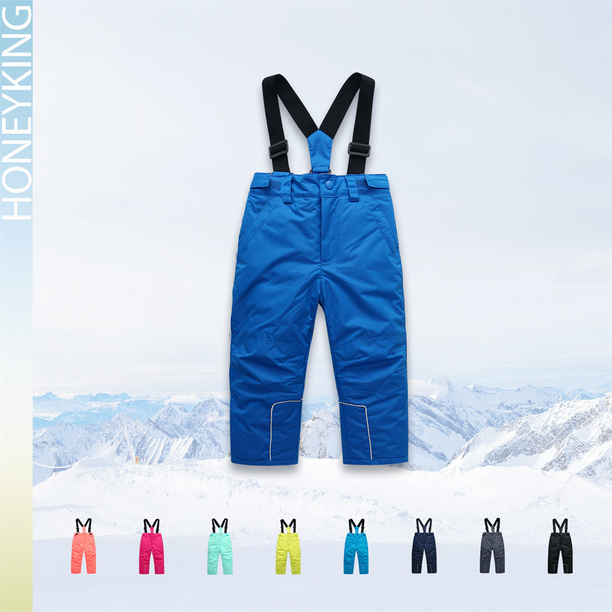 HONEYKING Kids Ski Pants Winte - Kids Outdoor Jumpsuit 评论和价格